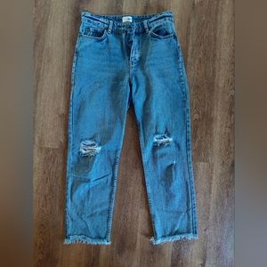 Amuse Society High-Waisted Ankle Crop Jeans